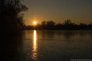 Kassel Fuldaaue Sonnenaufgang web02