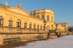 Goldene Stunde an der Orangerie